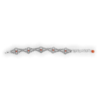 Bracciale in filigrana con coralli La Grotta dei Preziosi